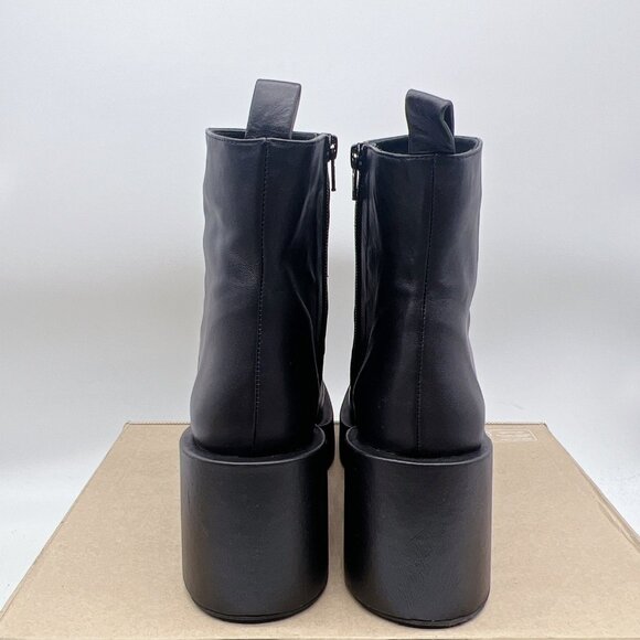 Paloma Barcelo Zuri Black Leather Platform Ankle Boots Size EU 40 US 10 $445 - Picture 8 of 12
